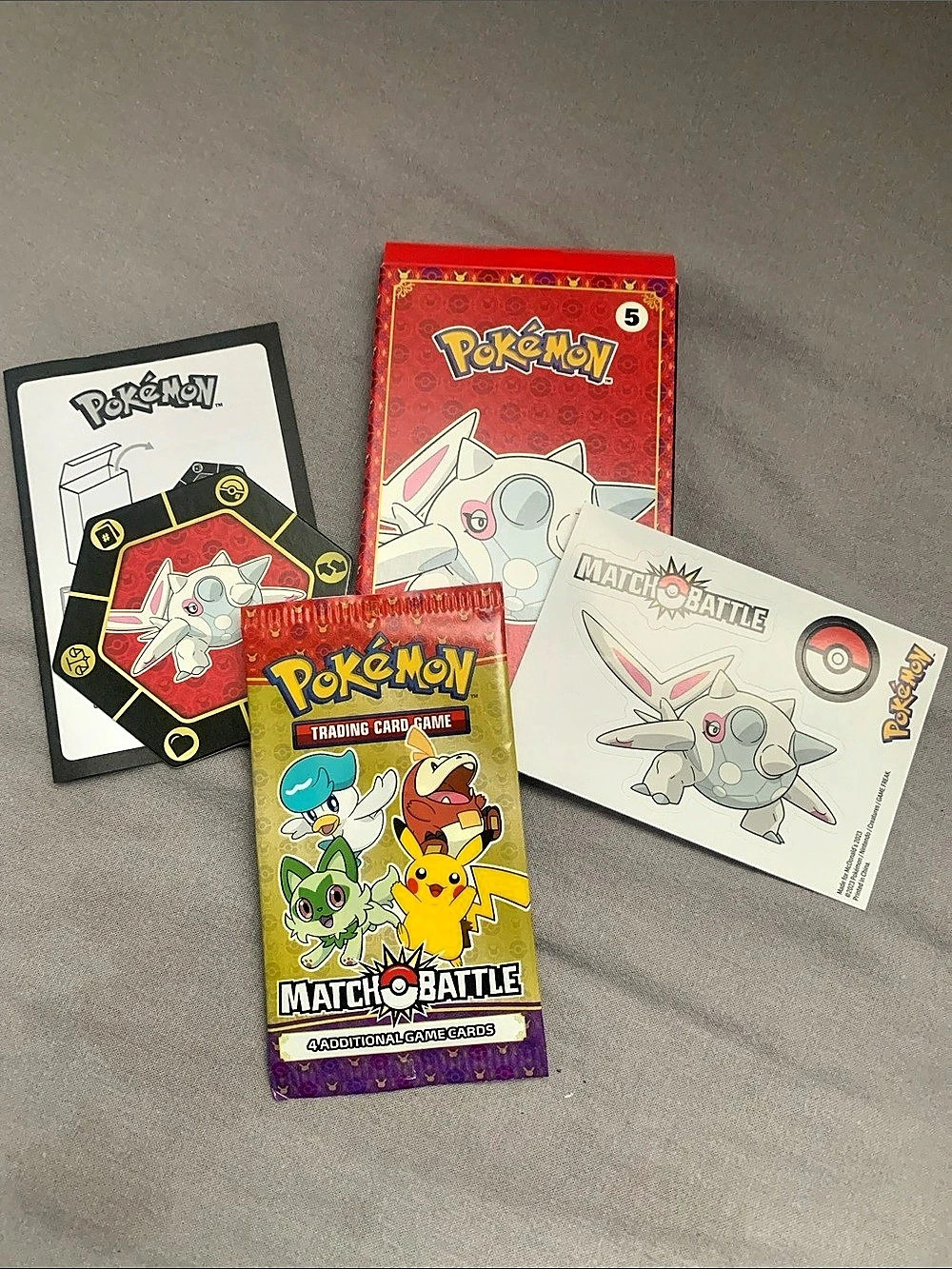 🆕-Pokémon 2023 McDonald's TCG Match Battle Booster Pack and Box Trading Card Set